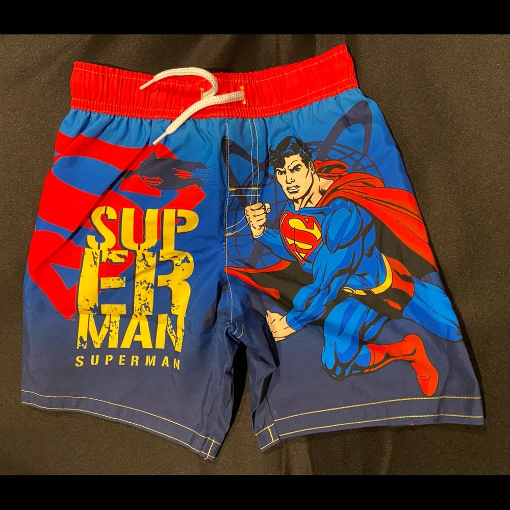 DC Comics Justice League Superman Swim Trunks 4T